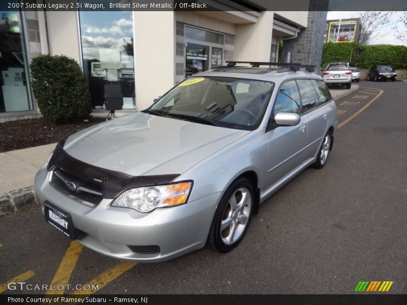 Brilliant Silver Metallic / Off-Black 2007 Subaru Legacy 2.5i Wagon