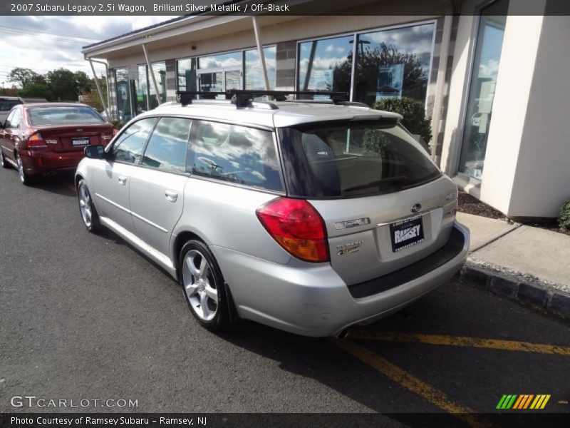 Brilliant Silver Metallic / Off-Black 2007 Subaru Legacy 2.5i Wagon