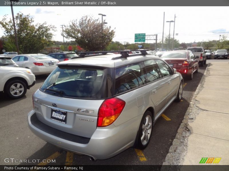 Brilliant Silver Metallic / Off-Black 2007 Subaru Legacy 2.5i Wagon