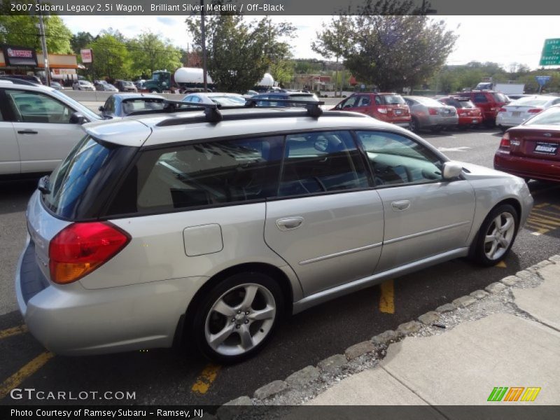 Brilliant Silver Metallic / Off-Black 2007 Subaru Legacy 2.5i Wagon