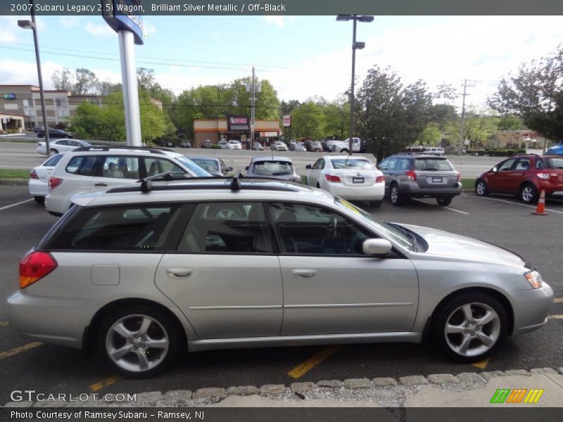 Brilliant Silver Metallic / Off-Black 2007 Subaru Legacy 2.5i Wagon