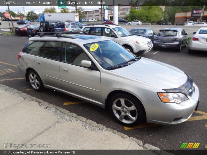 Brilliant Silver Metallic / Off-Black 2007 Subaru Legacy 2.5i Wagon