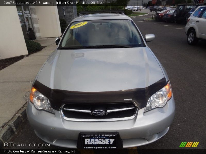 Brilliant Silver Metallic / Off-Black 2007 Subaru Legacy 2.5i Wagon