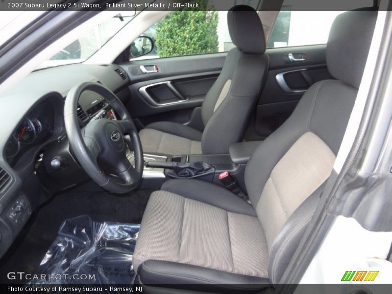 Brilliant Silver Metallic / Off-Black 2007 Subaru Legacy 2.5i Wagon
