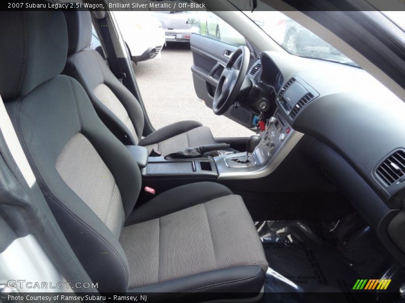 Brilliant Silver Metallic / Off-Black 2007 Subaru Legacy 2.5i Wagon