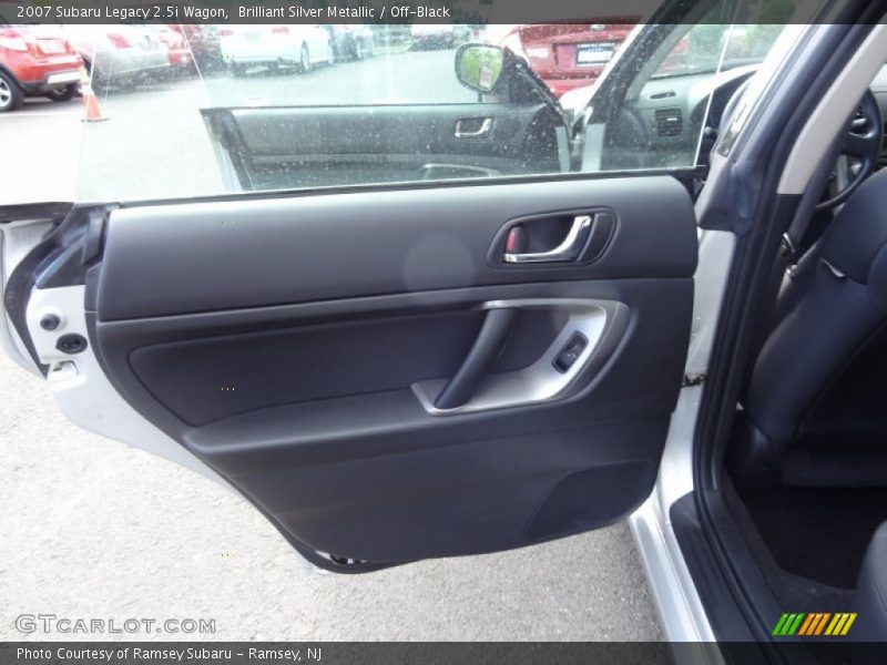 Brilliant Silver Metallic / Off-Black 2007 Subaru Legacy 2.5i Wagon