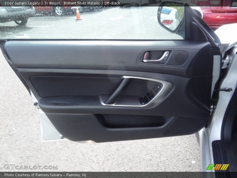 Brilliant Silver Metallic / Off-Black 2007 Subaru Legacy 2.5i Wagon