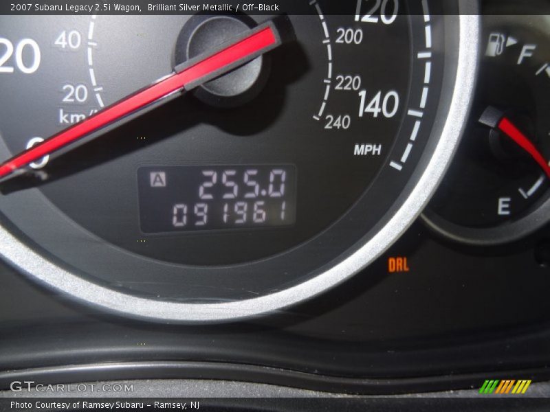 Brilliant Silver Metallic / Off-Black 2007 Subaru Legacy 2.5i Wagon