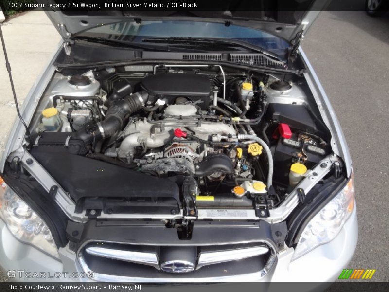 Brilliant Silver Metallic / Off-Black 2007 Subaru Legacy 2.5i Wagon