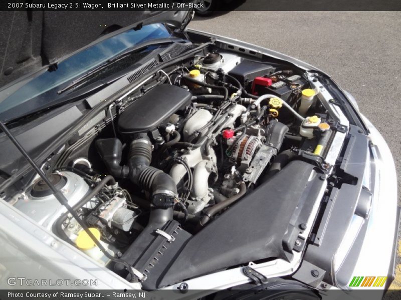 Brilliant Silver Metallic / Off-Black 2007 Subaru Legacy 2.5i Wagon