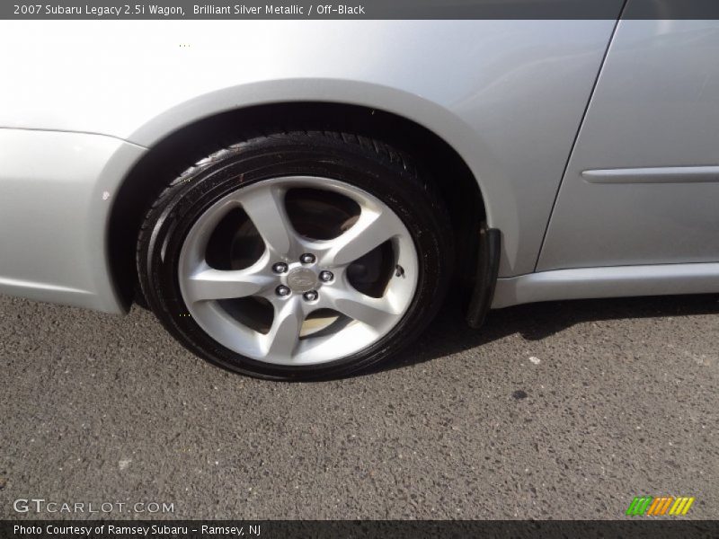 Brilliant Silver Metallic / Off-Black 2007 Subaru Legacy 2.5i Wagon