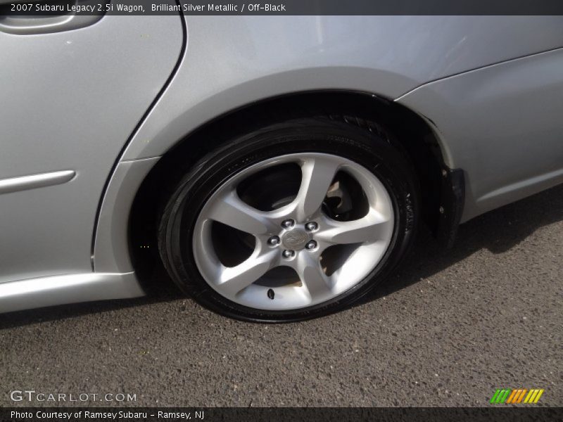 Brilliant Silver Metallic / Off-Black 2007 Subaru Legacy 2.5i Wagon