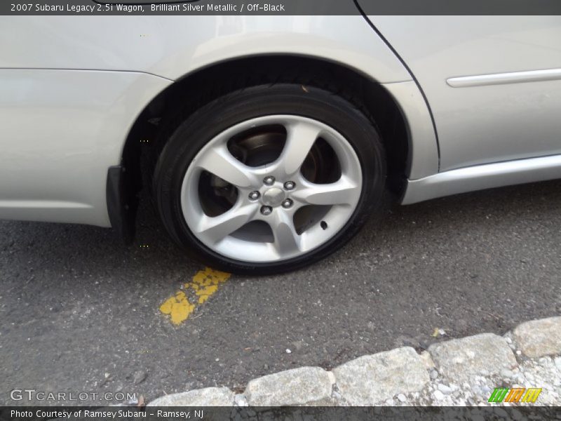 Brilliant Silver Metallic / Off-Black 2007 Subaru Legacy 2.5i Wagon