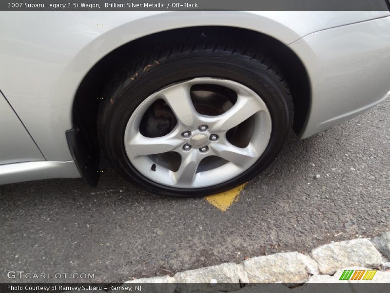 Brilliant Silver Metallic / Off-Black 2007 Subaru Legacy 2.5i Wagon