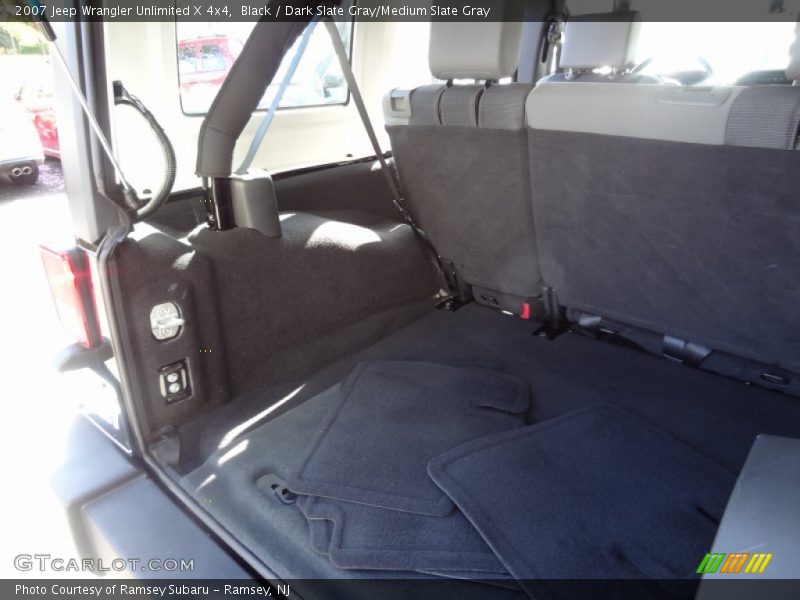 Black / Dark Slate Gray/Medium Slate Gray 2007 Jeep Wrangler Unlimited X 4x4