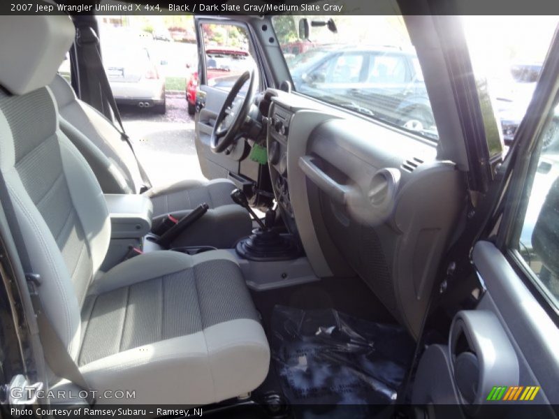 Black / Dark Slate Gray/Medium Slate Gray 2007 Jeep Wrangler Unlimited X 4x4