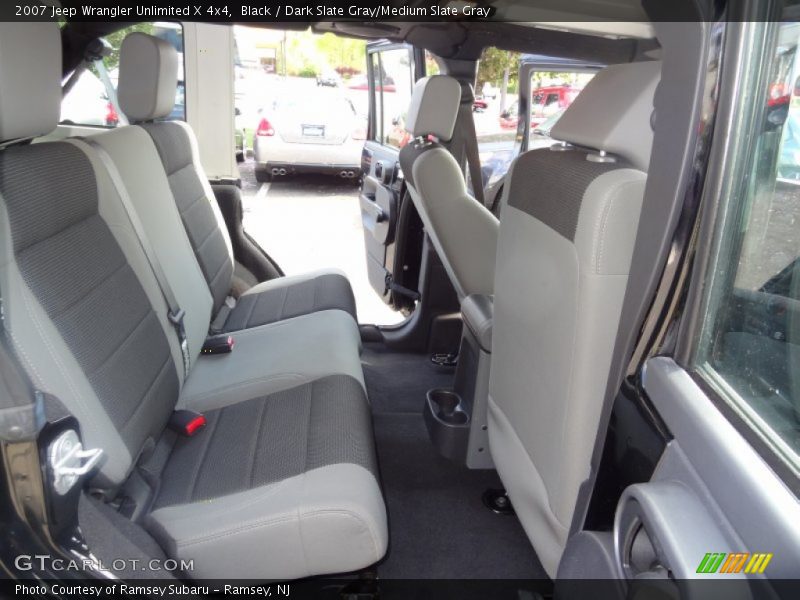 Black / Dark Slate Gray/Medium Slate Gray 2007 Jeep Wrangler Unlimited X 4x4