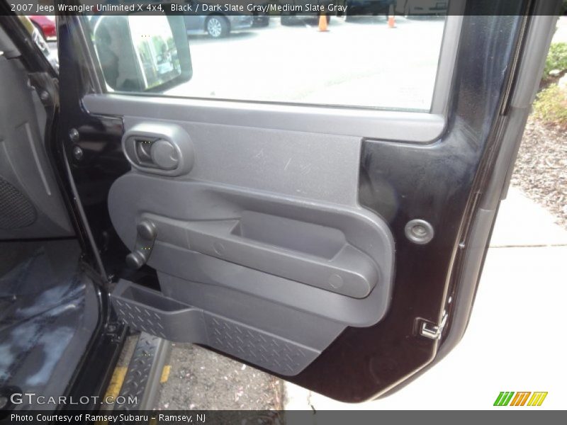 Black / Dark Slate Gray/Medium Slate Gray 2007 Jeep Wrangler Unlimited X 4x4