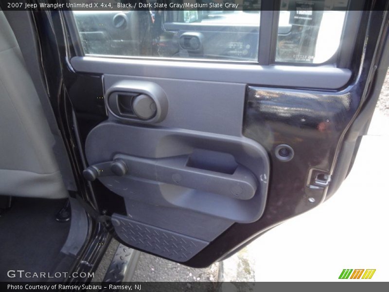 Black / Dark Slate Gray/Medium Slate Gray 2007 Jeep Wrangler Unlimited X 4x4