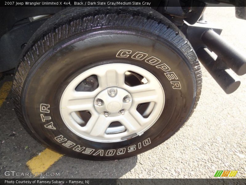 Black / Dark Slate Gray/Medium Slate Gray 2007 Jeep Wrangler Unlimited X 4x4