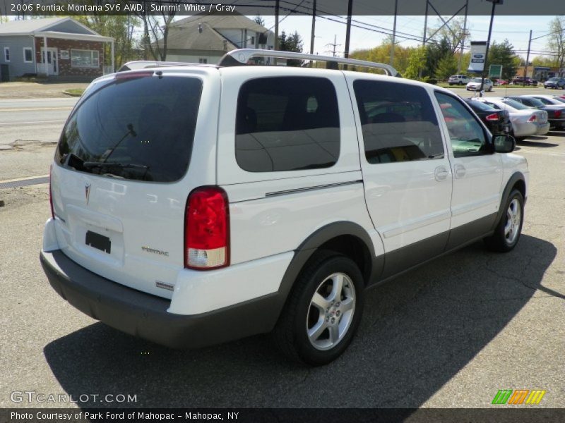 Summit White / Gray 2006 Pontiac Montana SV6 AWD