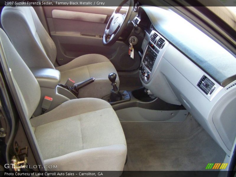 Fantasy Black Metallic / Grey 2007 Suzuki Forenza Sedan