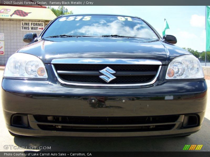 Fantasy Black Metallic / Grey 2007 Suzuki Forenza Sedan