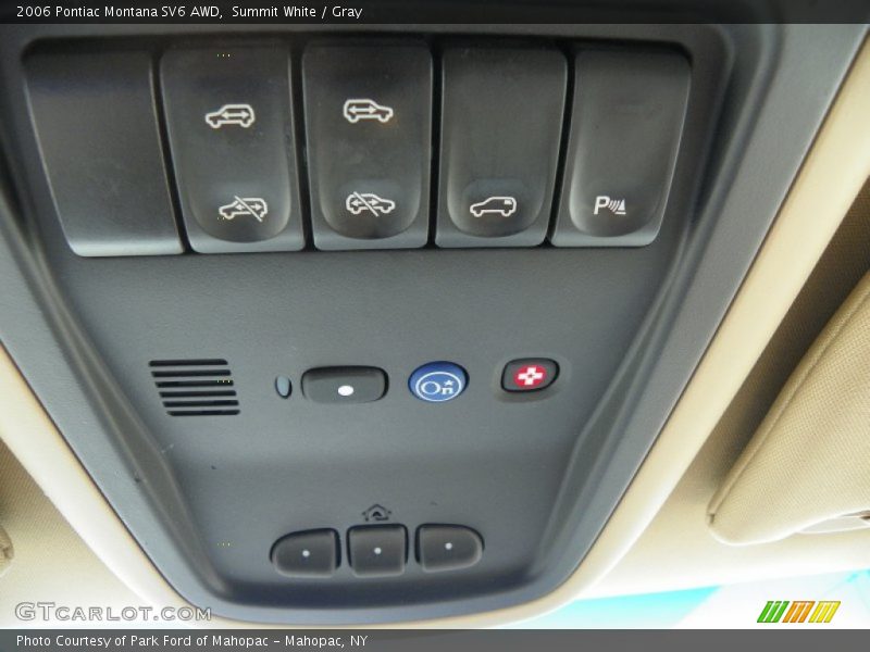 Controls of 2006 Montana SV6 AWD