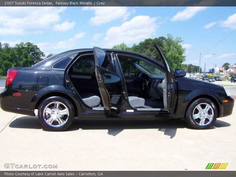 Fantasy Black Metallic / Grey 2007 Suzuki Forenza Sedan