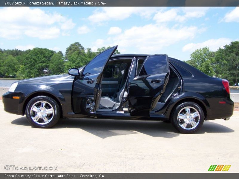 Fantasy Black Metallic / Grey 2007 Suzuki Forenza Sedan