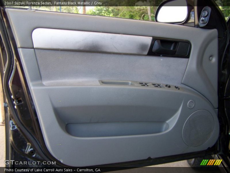 Fantasy Black Metallic / Grey 2007 Suzuki Forenza Sedan