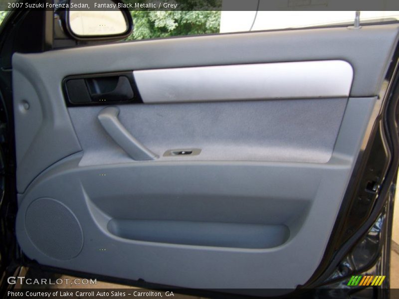 Fantasy Black Metallic / Grey 2007 Suzuki Forenza Sedan