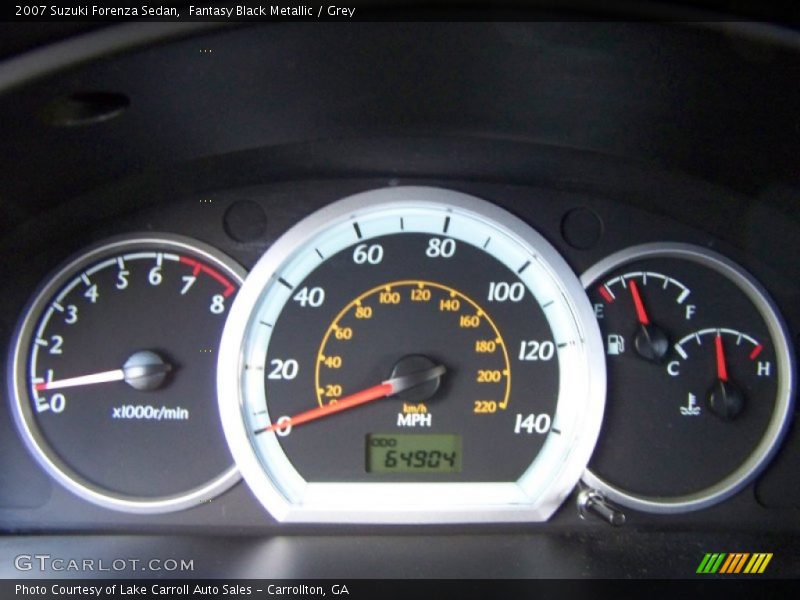 Fantasy Black Metallic / Grey 2007 Suzuki Forenza Sedan