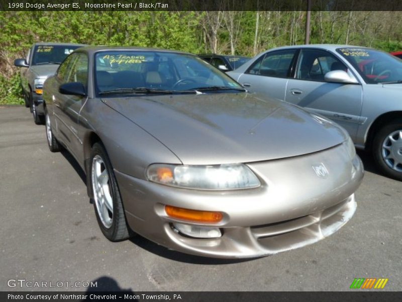 Moonshine Pearl / Black/Tan 1998 Dodge Avenger ES