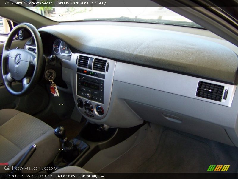 Fantasy Black Metallic / Grey 2007 Suzuki Forenza Sedan