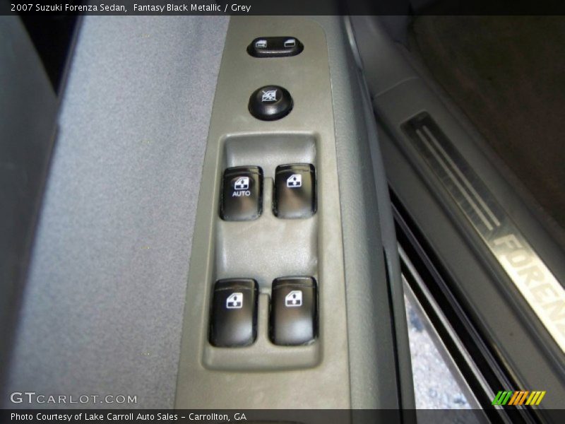 Fantasy Black Metallic / Grey 2007 Suzuki Forenza Sedan