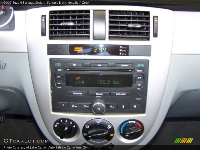 Fantasy Black Metallic / Grey 2007 Suzuki Forenza Sedan