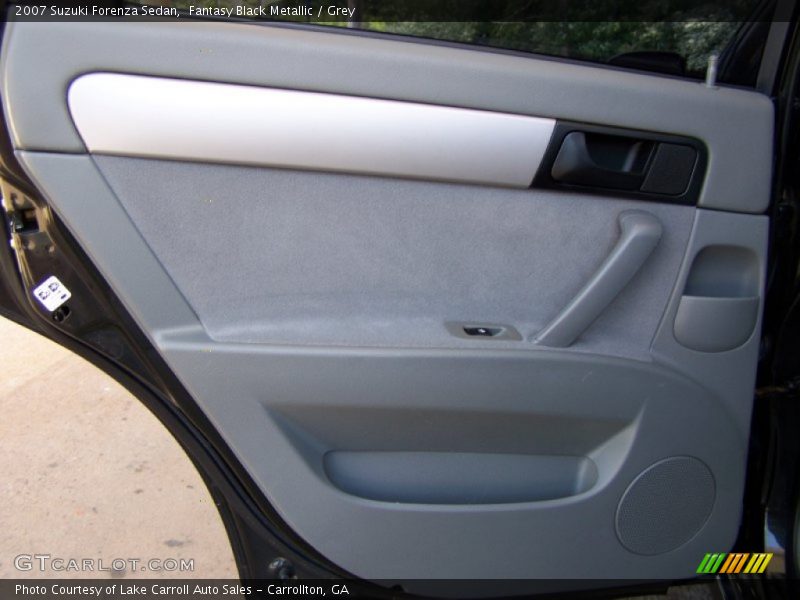 Fantasy Black Metallic / Grey 2007 Suzuki Forenza Sedan