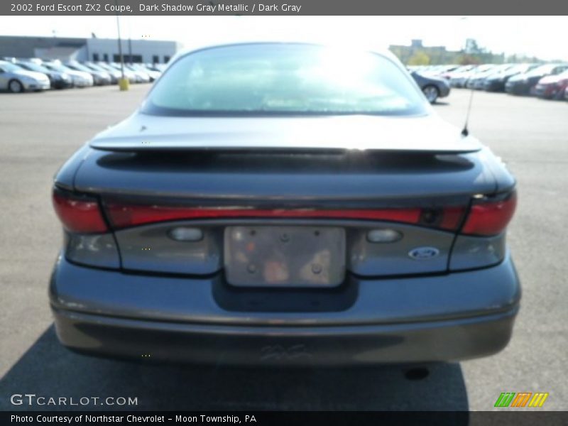 Dark Shadow Gray Metallic / Dark Gray 2002 Ford Escort ZX2 Coupe