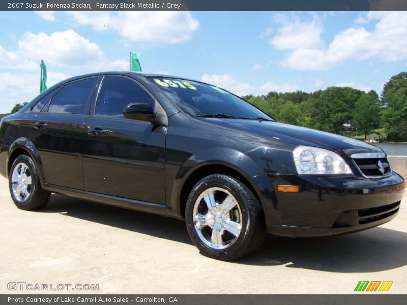 Fantasy Black Metallic / Grey 2007 Suzuki Forenza Sedan