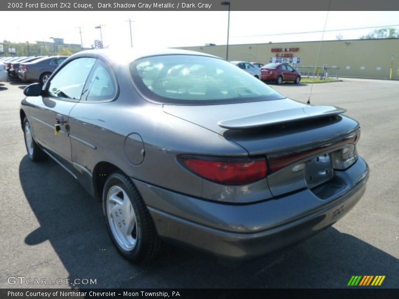 Dark Shadow Gray Metallic / Dark Gray 2002 Ford Escort ZX2 Coupe