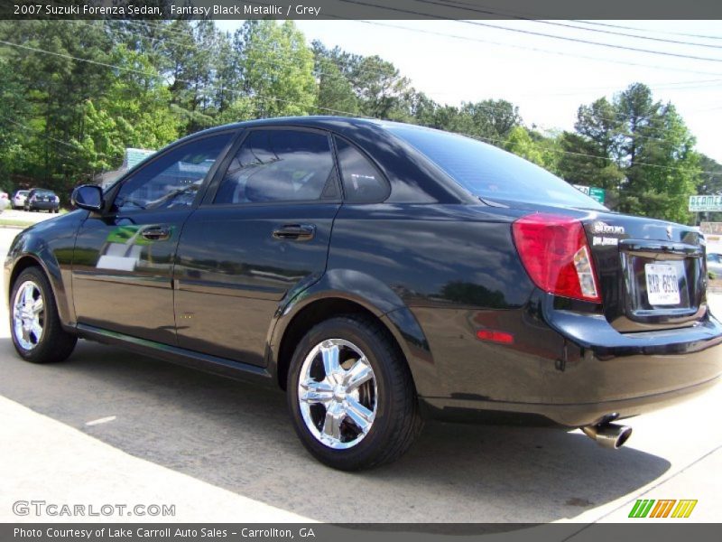 Fantasy Black Metallic / Grey 2007 Suzuki Forenza Sedan