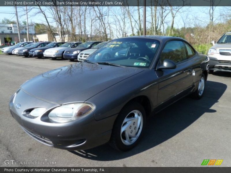 Dark Shadow Gray Metallic / Dark Gray 2002 Ford Escort ZX2 Coupe