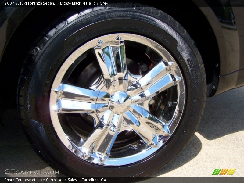 Fantasy Black Metallic / Grey 2007 Suzuki Forenza Sedan