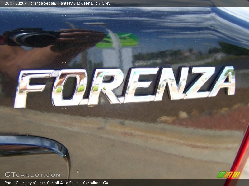 Fantasy Black Metallic / Grey 2007 Suzuki Forenza Sedan