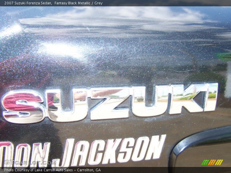 Fantasy Black Metallic / Grey 2007 Suzuki Forenza Sedan