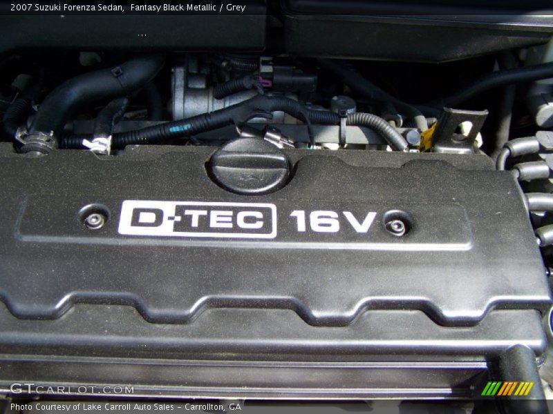 Fantasy Black Metallic / Grey 2007 Suzuki Forenza Sedan