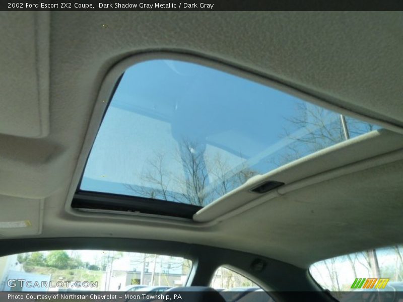 Dark Shadow Gray Metallic / Dark Gray 2002 Ford Escort ZX2 Coupe