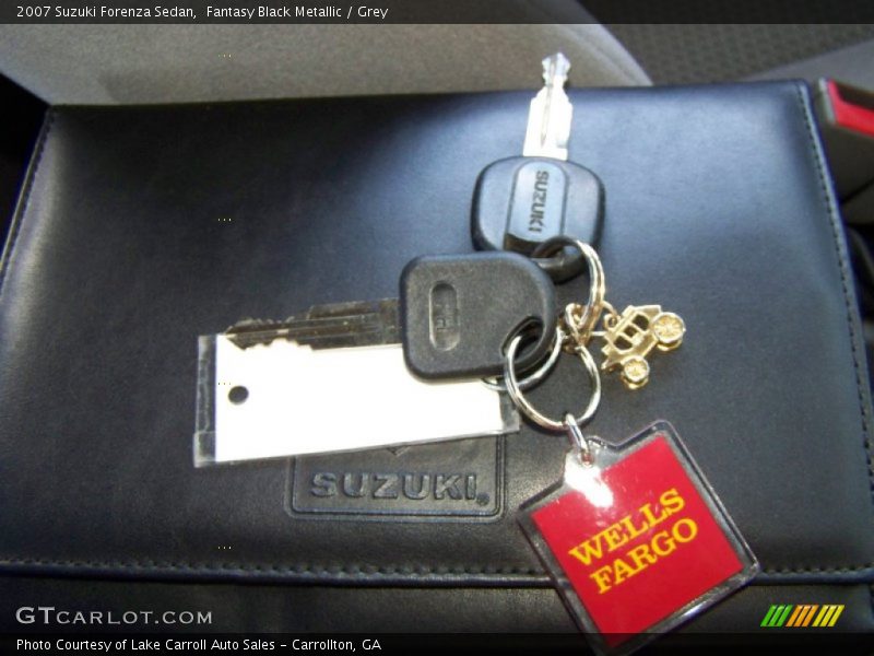 Fantasy Black Metallic / Grey 2007 Suzuki Forenza Sedan
