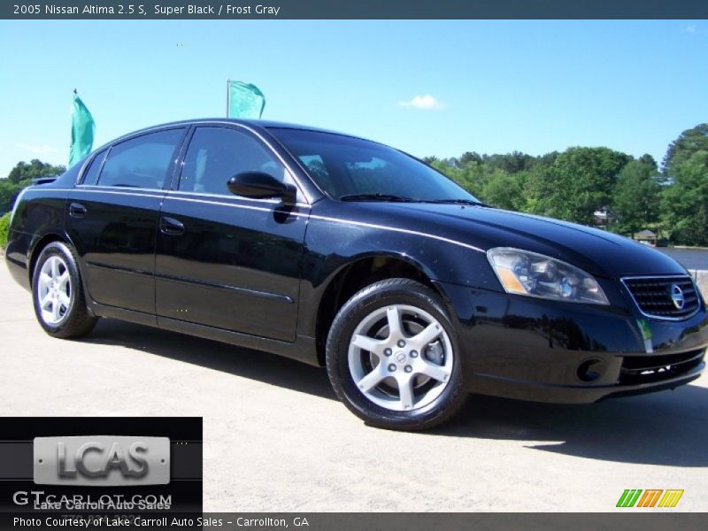 Super Black / Frost Gray 2005 Nissan Altima 2.5 S